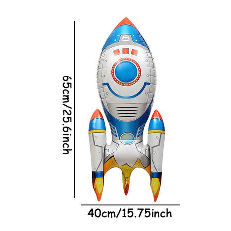 1pc Rocket Astronaut Standing Ballons Spaceman Helium Balloons Out Of