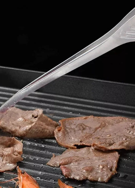 Stainless Steel Precision Kitchen Tongs Tweezers Non-slip Heat