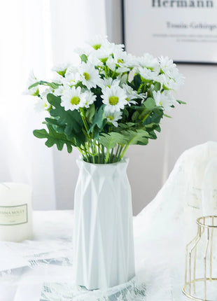 21 Heads Artificialflower Autumn Silk Daisy Bouquet Decor Vase Home