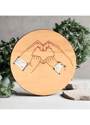 Newborn Hospital Engraved Keepsake Holder Personalized Baby Gift