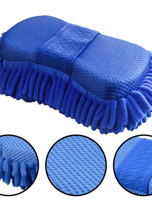 Car Wash Microfiber Chenille Car Wash Sponge Care Washing Brush Pad