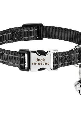 Personalized Printed Cat Collar Adjustable Kitten Puppy Collars With