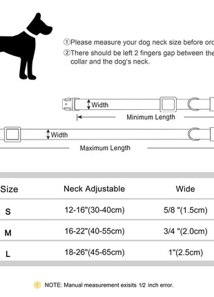 Custom Dog Martingale Collar Nylon Reflective Dog Collars With