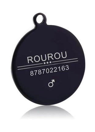 Free Engraving Pet ID Tag Stainless Steel Dog Cat Name Tags Collar