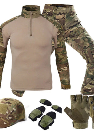 Tactical  Uniform Suits Milit Outdoor Camouflage Suit Hunting Shirts