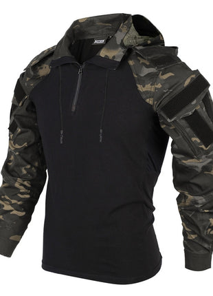 US Army CP Camouflage Multicam Military Combat T Shirt Men Tactical