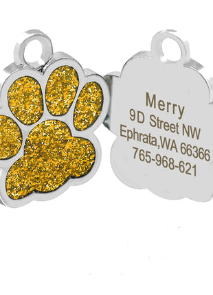 Personalized Dog Tags Engraved Cat Puppy Pet ID Name Collar Tag