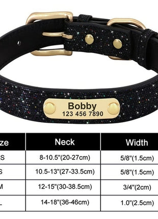 Personalized Dog Collar Bling Customized Anti lost Pet ID Collar