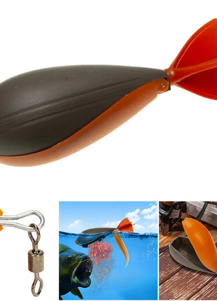 S/L Fishing Rocket Feeder Bait Thrower Carp Feeder Spod Bomb Float