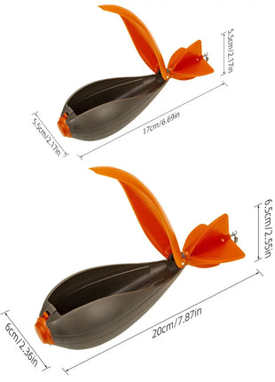 S/L Fishing Rocket Feeder Bait Thrower Carp Feeder Spod Bomb Float