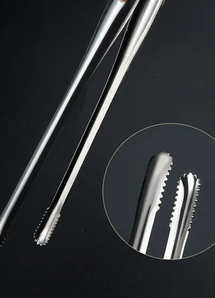 Stainless Steel Grill Tongs Food Clip BBQ Steak Clip Bread Tong
