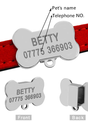 Engraved Tags Small Dogs | Small Pet Id Tag Engraved | Dog Collar Tag