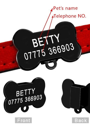 Engraved Tags Small Dogs | Small Pet Id Tag Engraved | Dog Collar Tag