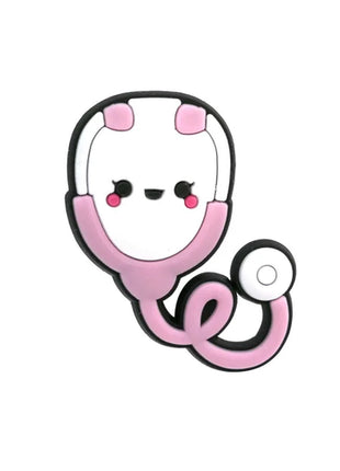 1Pcs PVC Pink Heart Shoe Charms Cute Animal Shoe Decorations Pins for