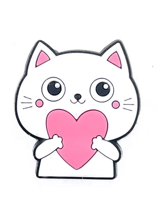 1Pcs PVC Pink Heart Shoe Charms Cute Animal Shoe Decorations Pins for