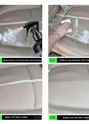 Car Interior Cleaner Agent Ceiling Cleaner Leather Flannel Woven