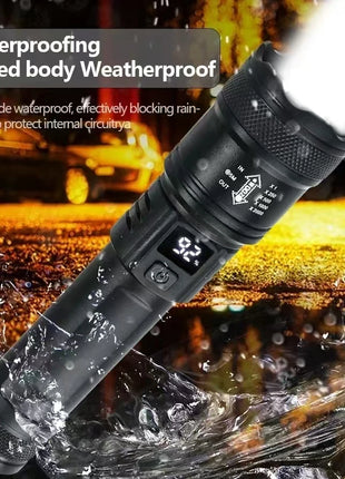 High Power Led Flashlight Self Defense Tools Usb Rechargeable