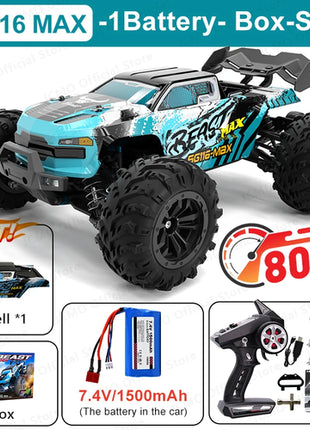 SG116MAX 80KM/H High Speed RC Car Brushless 4WD Off-Road Drift Remote