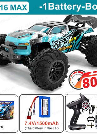 SG116MAX 80KM/H High Speed RC Car Brushless 4WD Off-Road Drift Remote