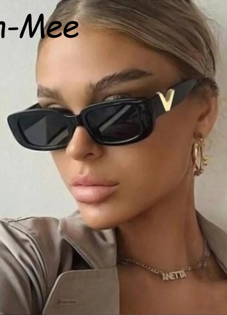 Fashion Rectangle Sunglasses Women Luxury Brand Vintage Small Frame