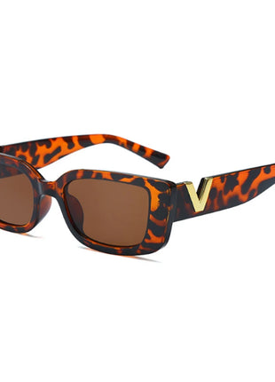Fashion Rectangle Sunglasses Women Luxury Brand Vintage Small Frame