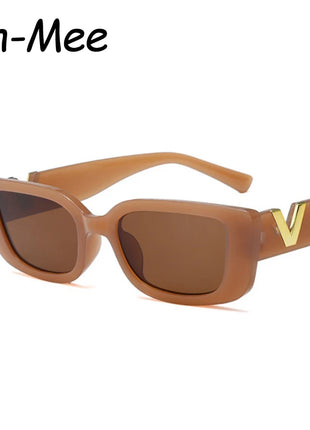 Fashion Rectangle Sunglasses Women Luxury Brand Vintage Small Frame