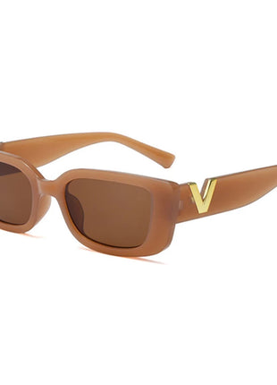 Fashion Rectangle Sunglasses Women Luxury Brand Vintage Small Frame
