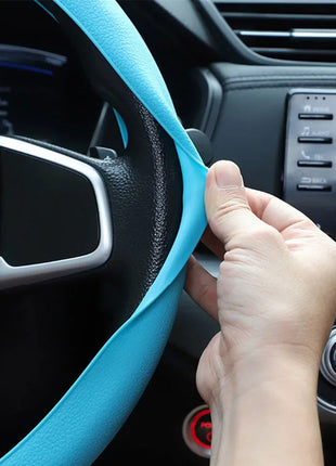 Car Silicone Steering Wheel Cover Summer Universal Elastic Glove Cover