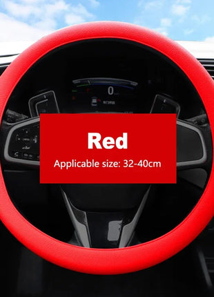 Car Silicone Steering Wheel Cover Summer Universal Elastic Glove Cover