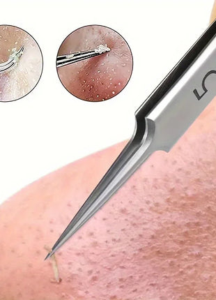 1 Pack Extra Fine No. 5 Cellular Acne Blackhead Tweezers - Facial