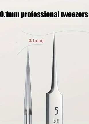 1 Pack Extra Fine No. 5 Cellular Acne Blackhead Tweezers - Facial