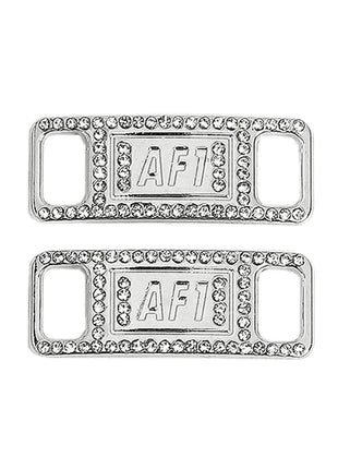 1Pair AF1 Diamond Shoe Charms Fashion Laces Buckle Quality Metal
