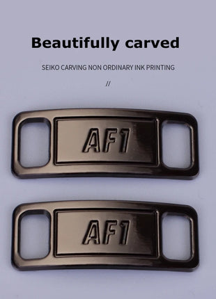 1Pair AF1 Diamond Shoe Charms Fashion Laces Buckle Quality Metal