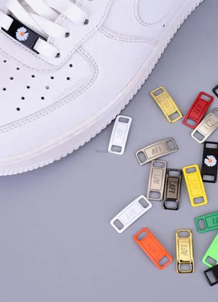 1Pair AF1 Diamond Shoe Charms Fashion Laces Buckle Quality Metal