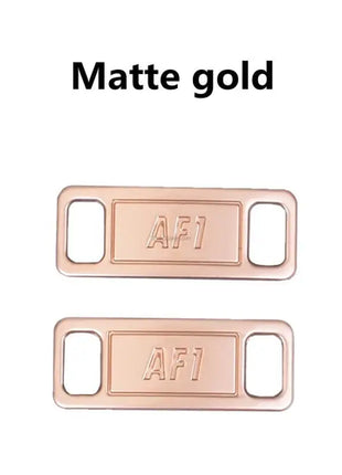 1Pair AF1 Diamond Shoe Charms Fashion Laces Buckle Quality Metal