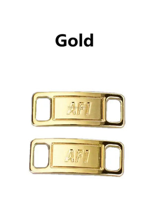 1Pair AF1 Diamond Shoe Charms Fashion Laces Buckle Quality Metal