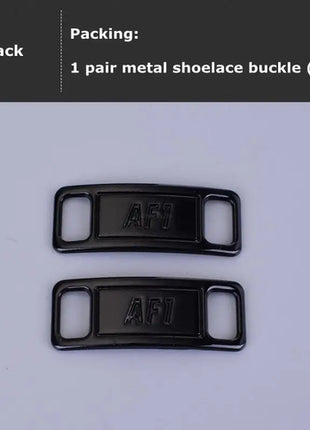 1Pair AF1 Diamond Shoe Charms Fashion Laces Buckle Quality Metal