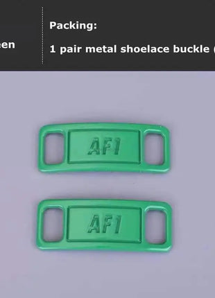 1Pair AF1 Diamond Shoe Charms Fashion Laces Buckle Quality Metal