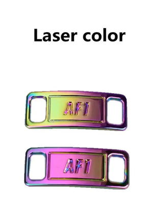 1Pair AF1 Diamond Shoe Charms Fashion Laces Buckle Quality Metal