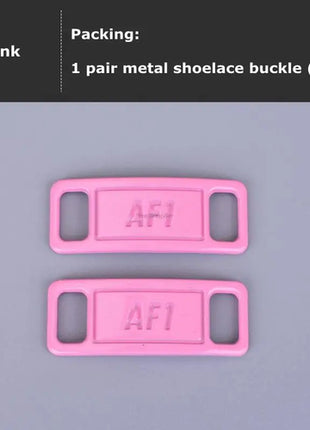 1Pair AF1 Diamond Shoe Charms Fashion Laces Buckle Quality Metal