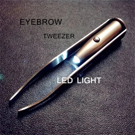 1pc Portable Stainless Steel Smart Design Eyebrow Hair Remove Tweezer
