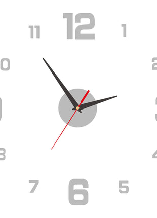 3D Creative Frameless DIY Wall Hanging Clock Wall Stickers Home Mute