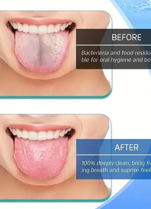 4 Colors Stainless Steel Tongue Scraper U-shaped Metal Fresh Breath