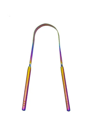 4 Colors Stainless Steel Tongue Scraper U-shaped Metal Fresh Breath