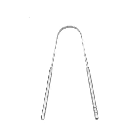 4 Colors Stainless Steel Tongue Scraper U-shaped Metal Fresh Breath