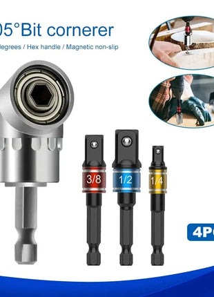 Bending Screwdriver Joint Black Hexagonal Handle Conversion Connect