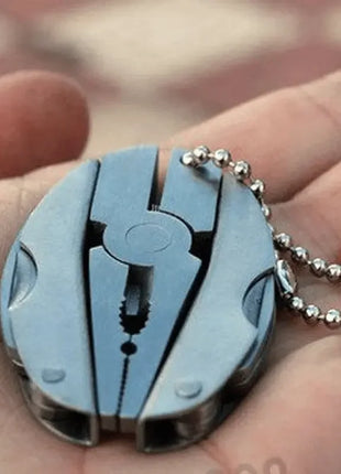Portable Stainless Steel Multi-Tool Pliers Knife Keychain Screwdriver