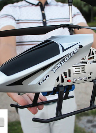 Rc Helicopter With Remote Control Extra Durable Big Plane Toy For Kids