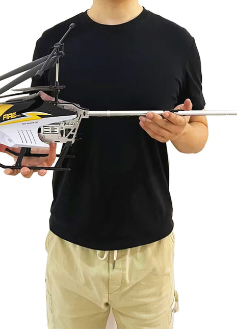 Rc Helicopter With Remote Control Extra Durable Big Plane Toy For Kids