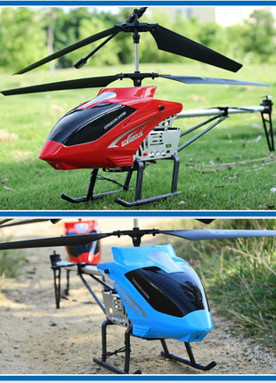 Rc Helicopter With Remote Control Extra Durable Big Plane Toy For Kids
